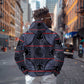 Basotho Blanket Hoodie Lesotho Seanamarena Heritage - Serenity - African Pride