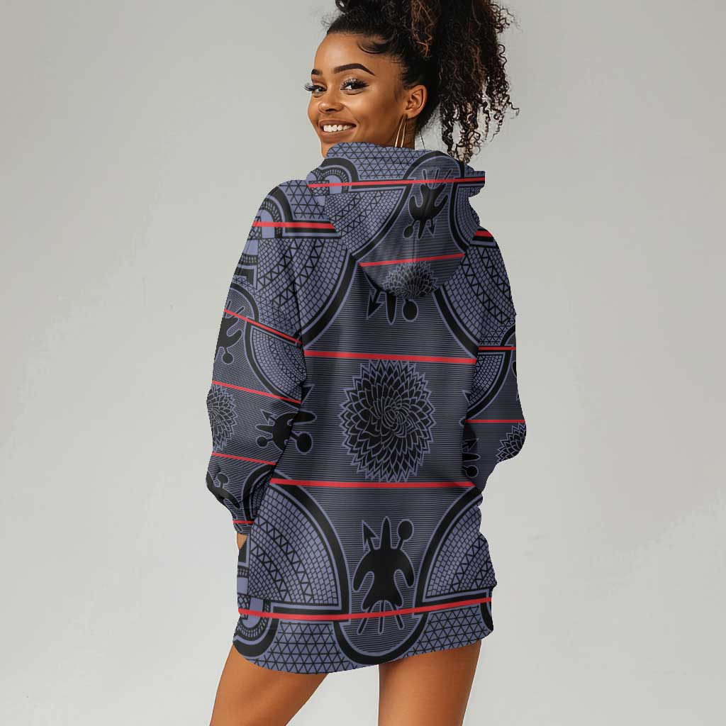 Basotho Blanket Hoodie Dress Lesotho Seanamarena Heritage - Serenity - African Pride