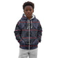Basotho Blanket Kid Hoodie Lesotho Seanamarena Heritage - Serenity - African Pride
