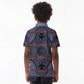 Basotho Blanket Kid Polo Shirt Lesotho Seanamarena Heritage - Serenity - African Pride