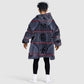 Basotho Blanket Kid Wearable Blanket Hoodie Lesotho Seanamarena Heritage - Serenity - African Pride