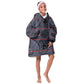 Basotho Blanket Kid Wearable Blanket Hoodie Lesotho Seanamarena Heritage - Serenity - African Pride