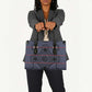 Lesotho Seanamarena Leather Bag Basotho Traditional Blanket Style - Serenity