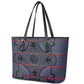 Basotho Blanket Leather Tote Bag Lesotho Seanamarena Heritage - Serenity - African Pride