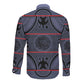 Basotho Blanket Long Sleeve Button Shirt Lesotho Seanamarena Heritage - Serenity - African Pride