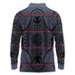 Basotho Blanket Long Sleeve Polo Shirt Lesotho Seanamarena Heritage - Serenity - African Pride