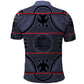 Basotho Blanket Polo Shirt Lesotho Seanamarena Heritage - Serenity - African Pride