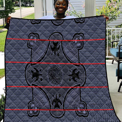 Basotho Blanket Quilt Lesotho Seanamarena Heritage - Serenity - African Pride