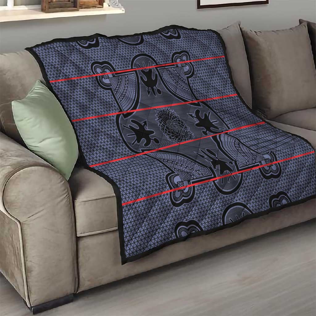 Basotho Blanket Quilt Lesotho Seanamarena Heritage - Serenity - African Pride