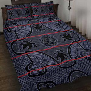 Basotho Blanket Quilt Bed Set Lesotho Seanamarena Heritage - Serenity - African Pride
