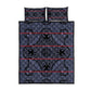 Basotho Blanket Quilt Bed Set Lesotho Seanamarena Heritage - Serenity - African Pride