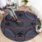 Basotho Blanket Round Carpet Lesotho Seanamarena Heritage - Serenity - African Pride
