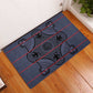Basotho Blanket Rubber Doormat Lesotho Seanamarena Heritage - Serenity - African Pride