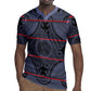 Basotho Blanket Rugby Jersey Lesotho Seanamarena Heritage - Serenity - African Pride