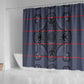 Basotho Blanket Shower Curtain Lesotho Seanamarena Heritage - Serenity - African Pride