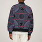 Basotho Blanket Sleeve Zip Bomber Jacket Lesotho Seanamarena Heritage - Serenity - African Pride