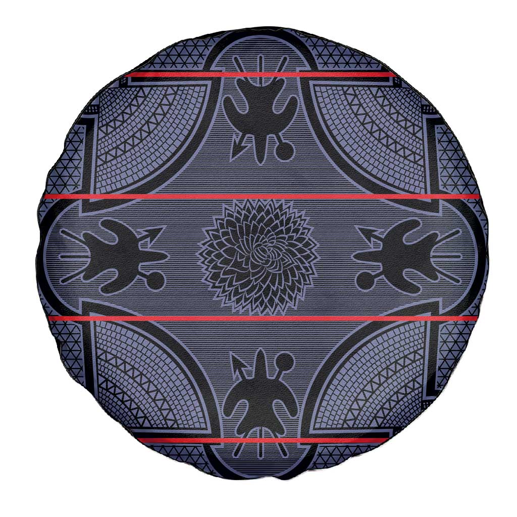 Basotho Blanket Spare Tire Cover Lesotho Seanamarena Heritage - Serenity - African Pride