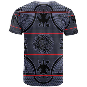 Basotho Blanket T shirt Lesotho Seanamarena Heritage - Serenity - African Pride