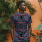 Basotho Blanket T shirt Lesotho Seanamarena Heritage - Serenity - African Pride