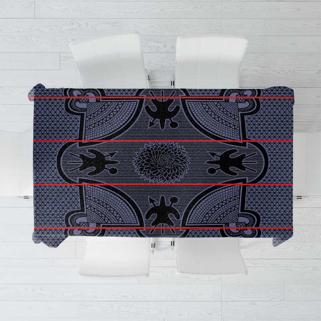 Basotho Blanket Tablecloth Lesotho Seanamarena Heritage - Serenity - African Pride