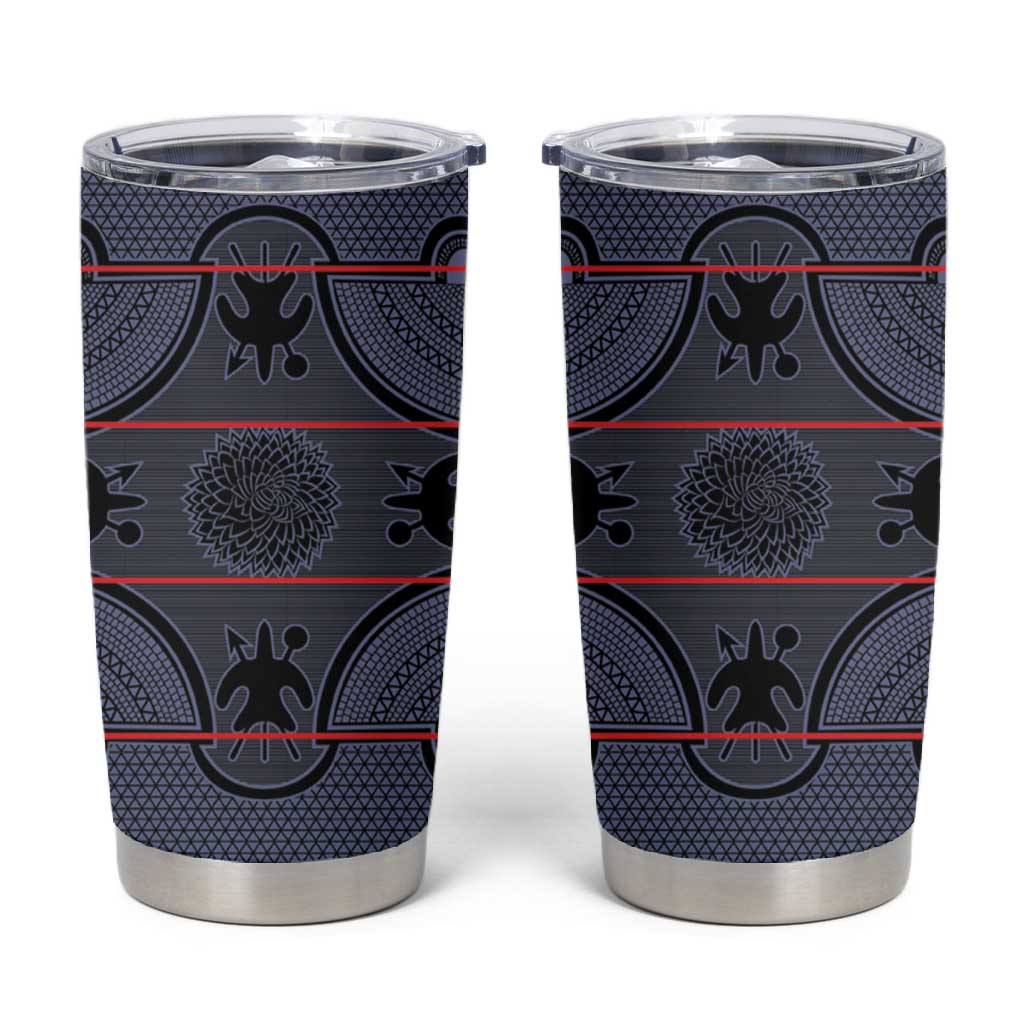 Basotho Blanket Tumbler Cup Lesotho Seanamarena Heritage - Serenity - African Pride