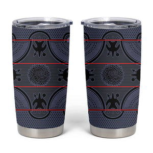 Basotho Blanket Tumbler Cup Lesotho Seanamarena Heritage - Serenity - African Pride