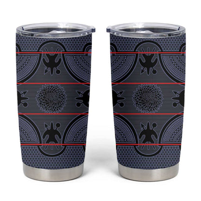 Basotho Blanket Tumbler Cup Lesotho Seanamarena Heritage - Serenity - African Pride