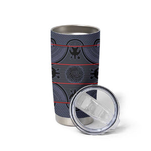 Basotho Blanket Tumbler Cup Lesotho Seanamarena Heritage - Serenity - African Pride