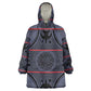 Basotho Blanket Wearable Blanket Hoodie Lesotho Seanamarena Heritage - Serenity - African Pride