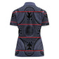 Basotho Blanket Women Polo Shirt Lesotho Seanamarena Heritage - Serenity - African Pride