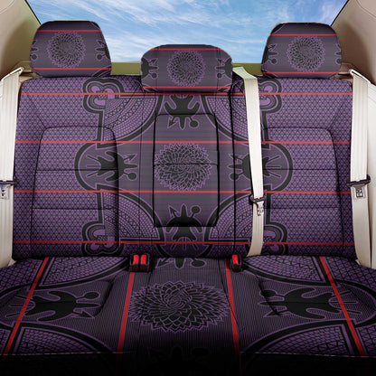 Basotho Blanket Back Car Seat Cover Lesotho Seanamarena Heritage - Violet - African Pride