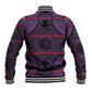Basotho Blanket Baseball Jacket Lesotho Seanamarena Heritage - Violet - African Pride