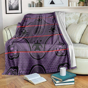 Basotho Blanket Blanket Lesotho Seanamarena Heritage - Violet - African Pride