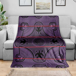 Basotho Blanket Blanket Lesotho Seanamarena Heritage - Violet - African Pride