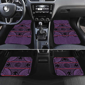 Basotho Blanket Car Mats Lesotho Seanamarena Heritage - Violet - African Pride