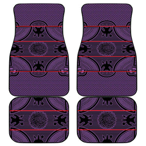 Basotho Blanket Car Mats Lesotho Seanamarena Heritage - Violet - African Pride