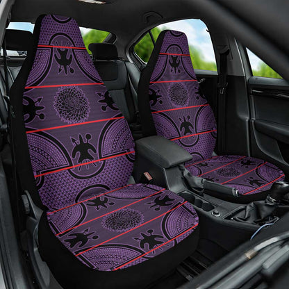 Basotho Blanket Car Seat Cover Lesotho Seanamarena Heritage - Violet - African Pride
