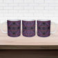 Lesotho Seanamarena Ceramic Mug Basotho Traditional Blanket Style - Violet