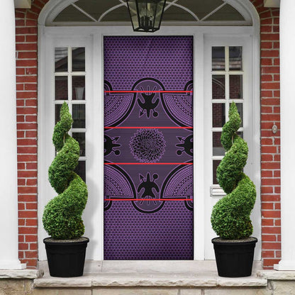 Lesotho Seanamarena Door Cover Basotho Traditional Blanket Style - Violet