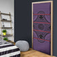Lesotho Seanamarena Door Cover Basotho Traditional Blanket Style - Violet