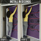 Lesotho Seanamarena Door Cover Basotho Traditional Blanket Style - Violet