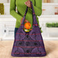 Basotho Blanket Grocery Bag Lesotho Seanamarena Heritage - Violet - African Pride