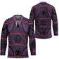 Lesotho Seanamarena Hockey Jersey Basotho Traditional Blanket Style - Violet