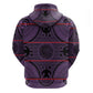Basotho Blanket Hoodie Lesotho Seanamarena Heritage - Violet - African Pride