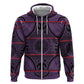 Basotho Blanket Hoodie Lesotho Seanamarena Heritage - Violet - African Pride
