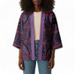Lesotho Seanamarena Kimono Basotho Traditional Blanket Style - Violet