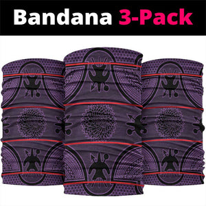 Basotho Blanket Neck Gaiter Lesotho Seanamarena Heritage - Violet - African Pride