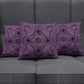 Lesotho Seanamarena Pillow Cover Basotho Traditional Blanket Style - Violet