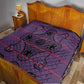 Basotho Blanket Quilt Lesotho Seanamarena Heritage - Violet - African Pride