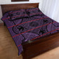 Basotho Blanket Quilt Bed Set Lesotho Seanamarena Heritage - Violet - African Pride